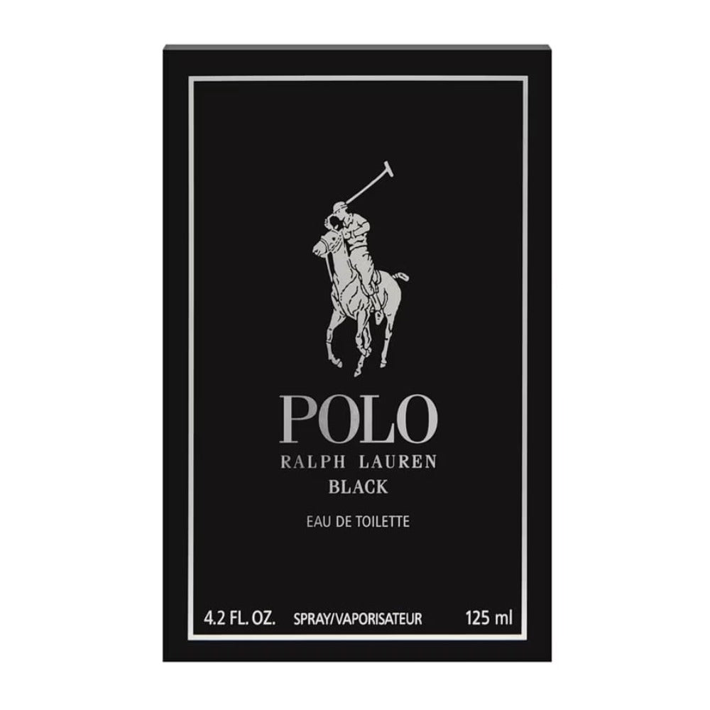 Polo Black Eau de Toilette for Men 4.2oz 125ml by Ralph Lauren