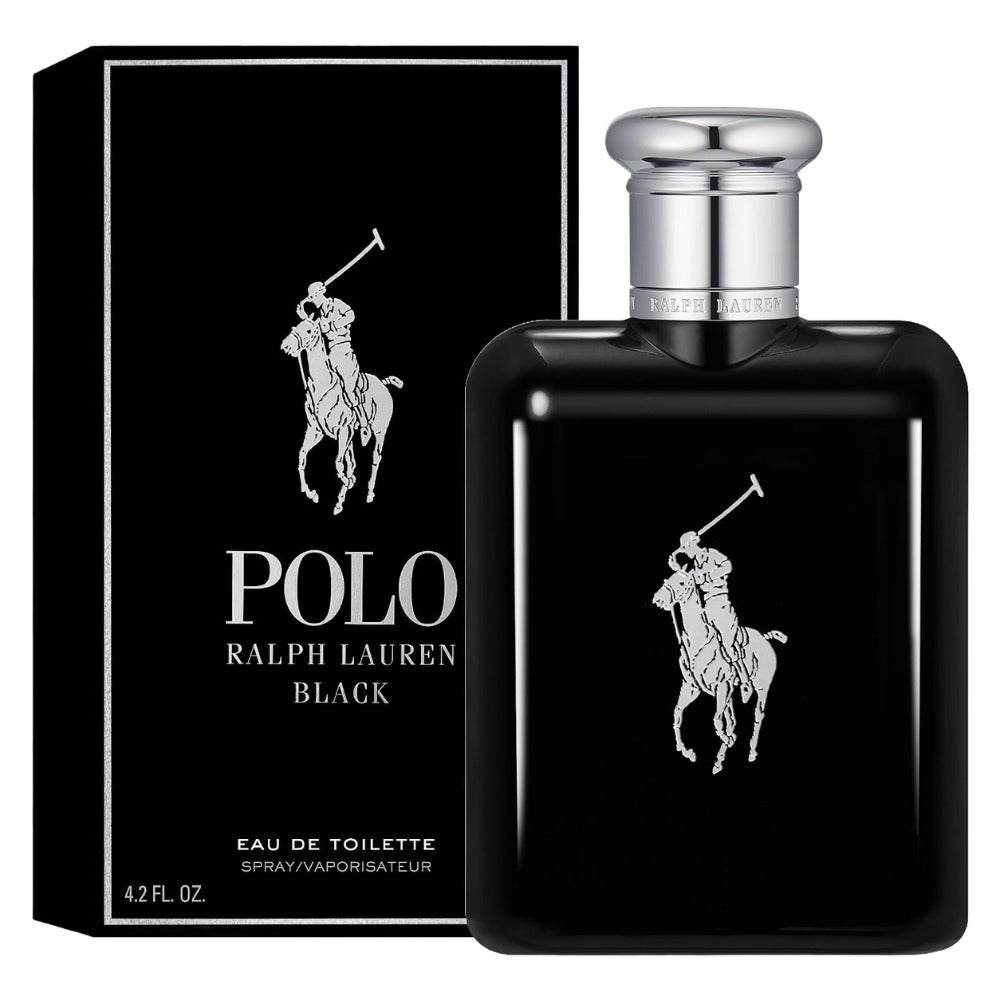 Polo Black Eau de Toilette for Men 4.2oz 125ml by Ralph Lauren