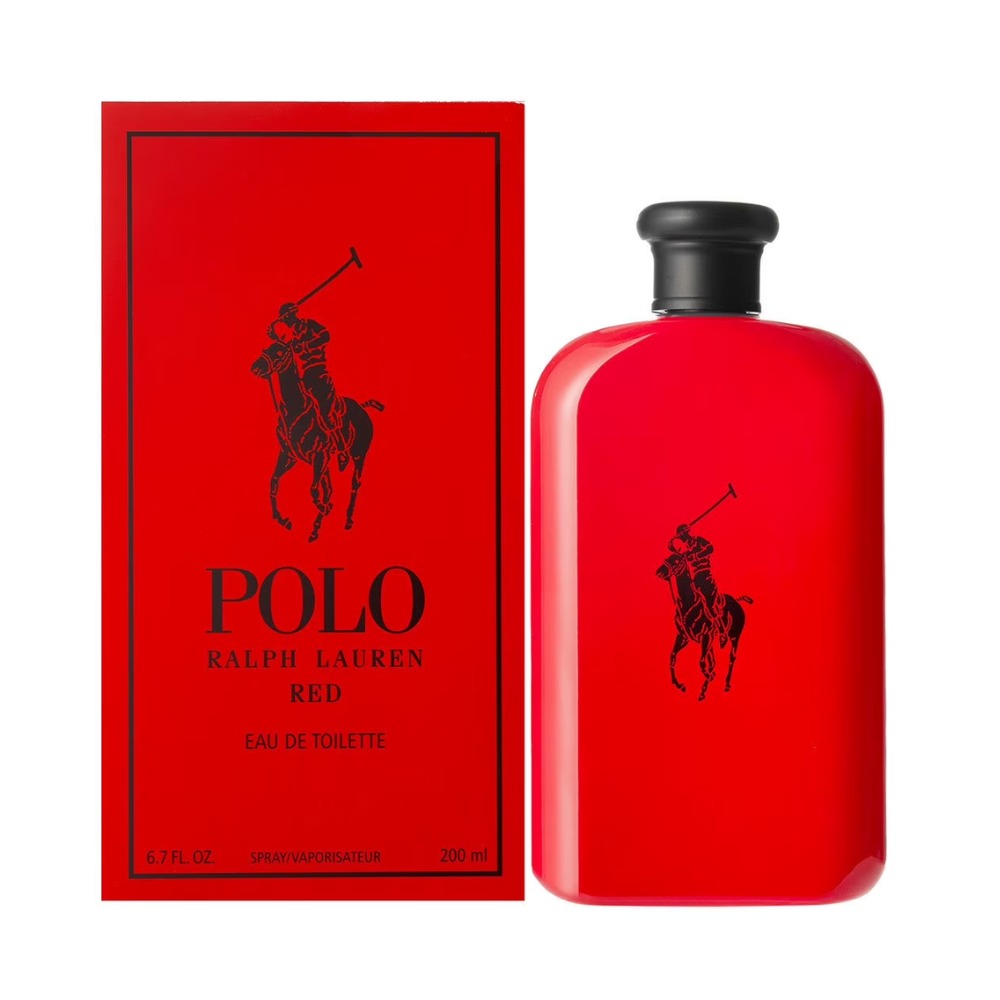 Polo Red Eau de Toilette for Men 6.7oz 200ml by Ralph Lauren