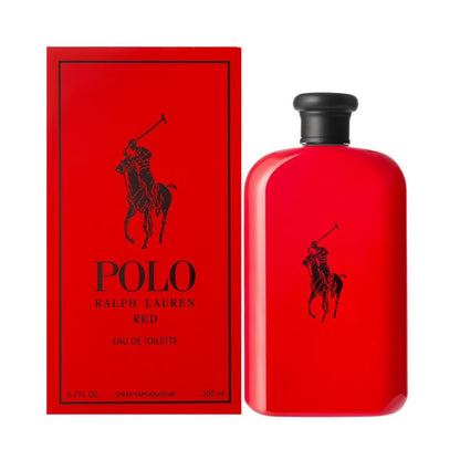 Polo Red Eau de Toilette for Men 6.7oz 200ml by Ralph Lauren