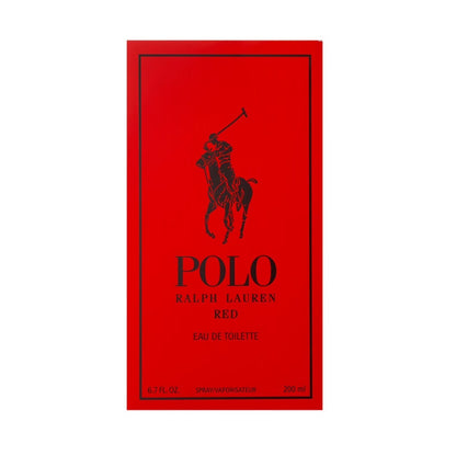 Polo Red Eau de Toilette for Men 6.7oz 200ml by Ralph Lauren